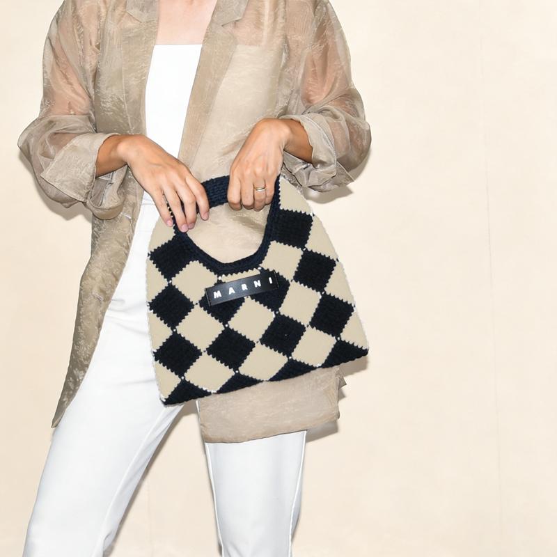 MARNI MARKET マルニ ベージュ マルニマーケット テックウール ミニ