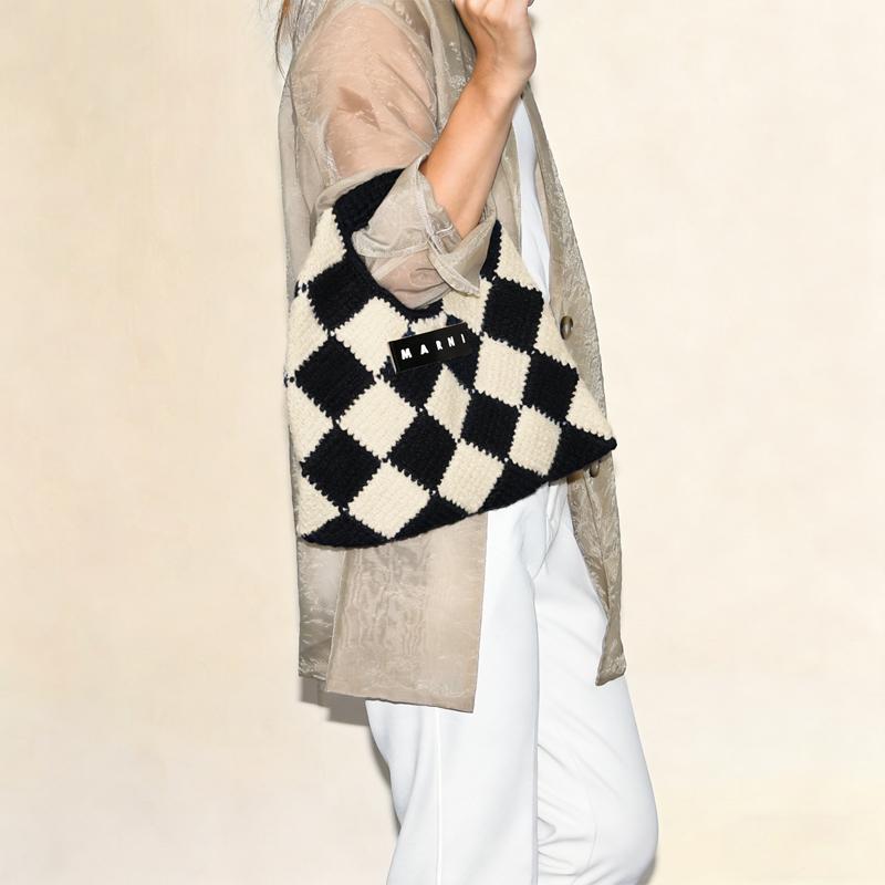 MARNI MARKET マルニ ベージュ マルニマーケット テックウール ミニ