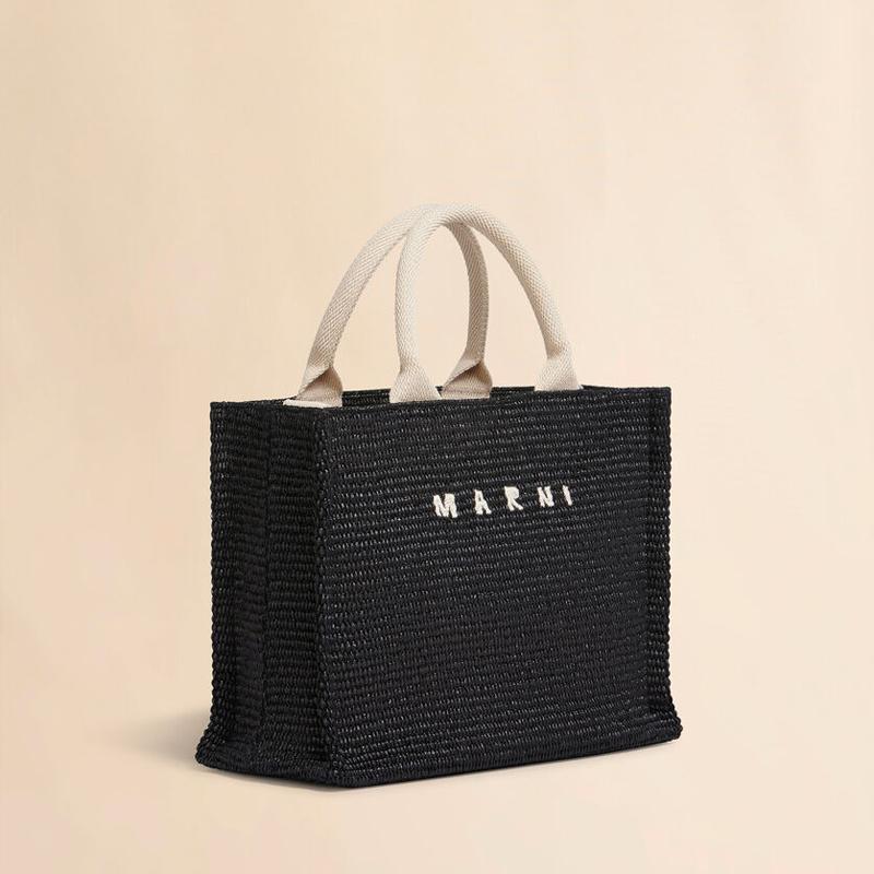 2023年購入 MARNI マルニ かごバッグ スモール ブラック MARNI（マルニ） かごバッグ TROPICALIA SMALL トロピカリア