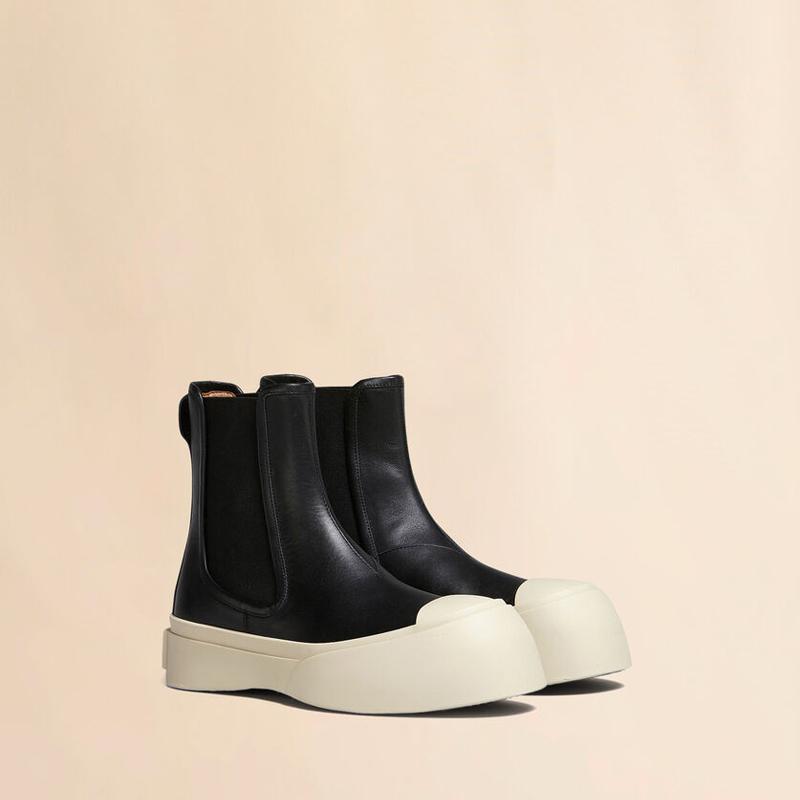 【MARNI】ブラック PABLO チェルシーブーツ 新品未使用　41 MARNI（マルニ） ブラック ナッパレザー PABLO チェルシー ブーツ