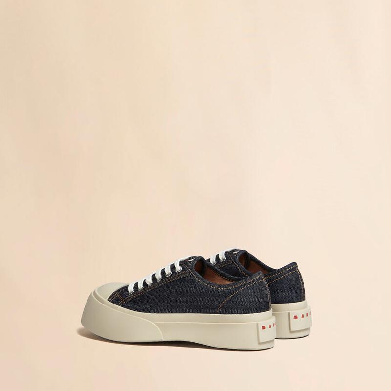 MARNI ネイビー スエード レースアップシューズ MARNI ネイビー スエード レースアップシューズ