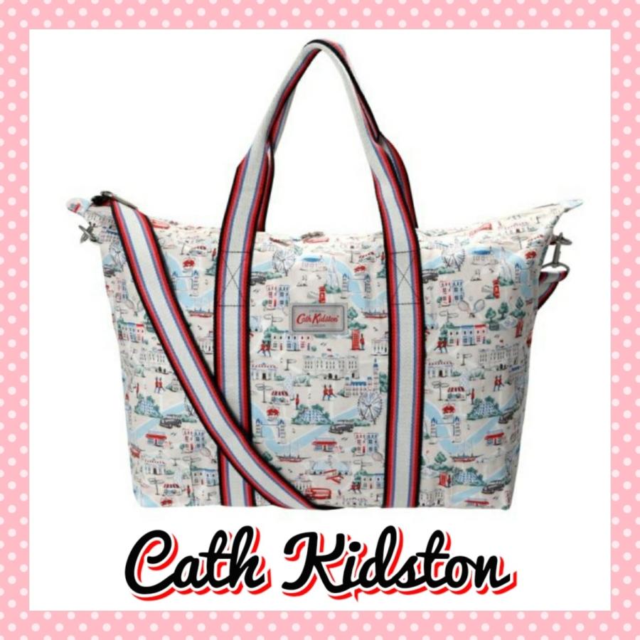 新色登場 Cath Kidston キャスキッドソン 折りたたみ ボストンバッグ ロンドンマップ レディース 当店限定 Www Yalaphone Com