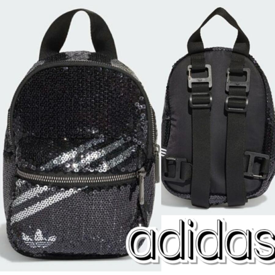 Adidas アディダス スパンコール ミニバックパック 黒 レディース D1464 Pinnaヤフーショップ 通販 Yahoo ショッピング