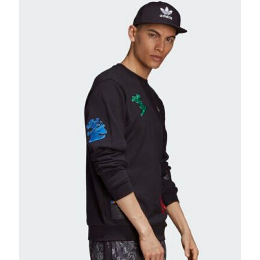 Adidas アディダス ディズニーコラボ グーフィー トレーナー 黒 メンズ D1599 Pinnaヤフーショップ 通販 Yahoo ショッピング