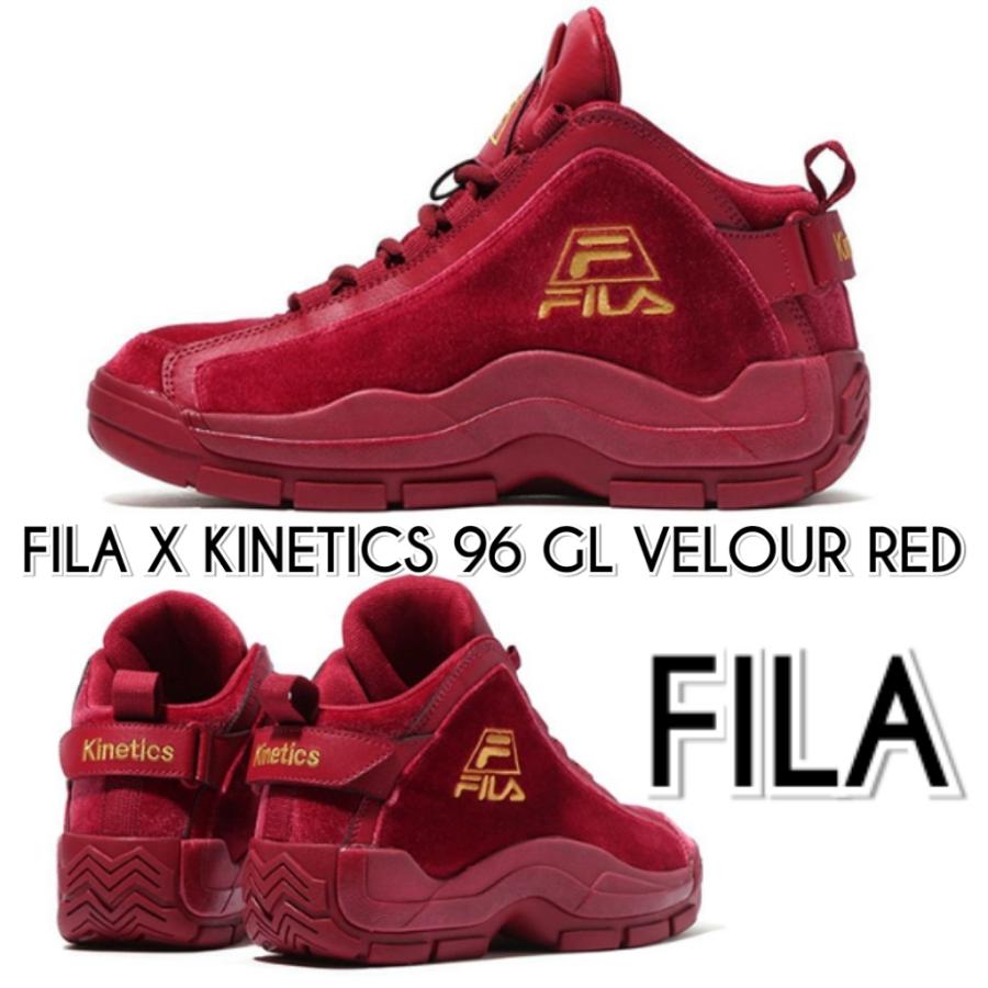 Fila フィラ Kinetics 96 Gl Velour Red スニーカー 赤 メンズ レディース Flf01 D2136 Pinnaヤフーショップ 通販 Yahoo ショッピング