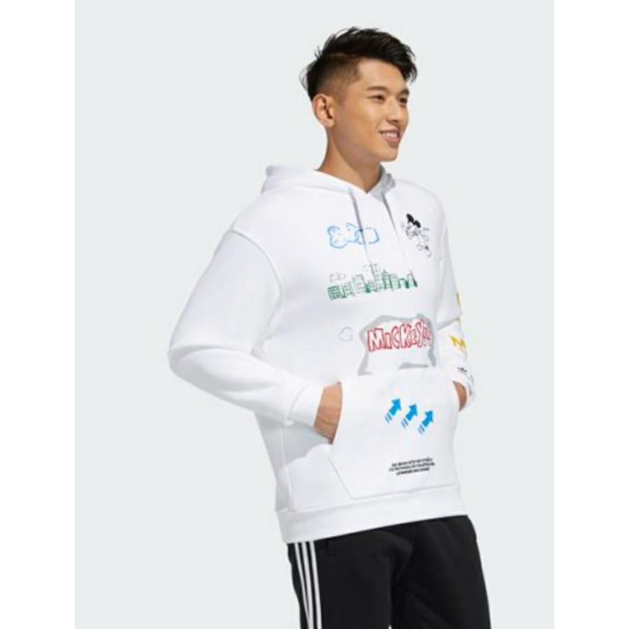 Adidas アディダス ミッキー コラボ フーディー 白 H091 メンズ D2340 Pinnaヤフーショップ 通販 Yahoo ショッピング