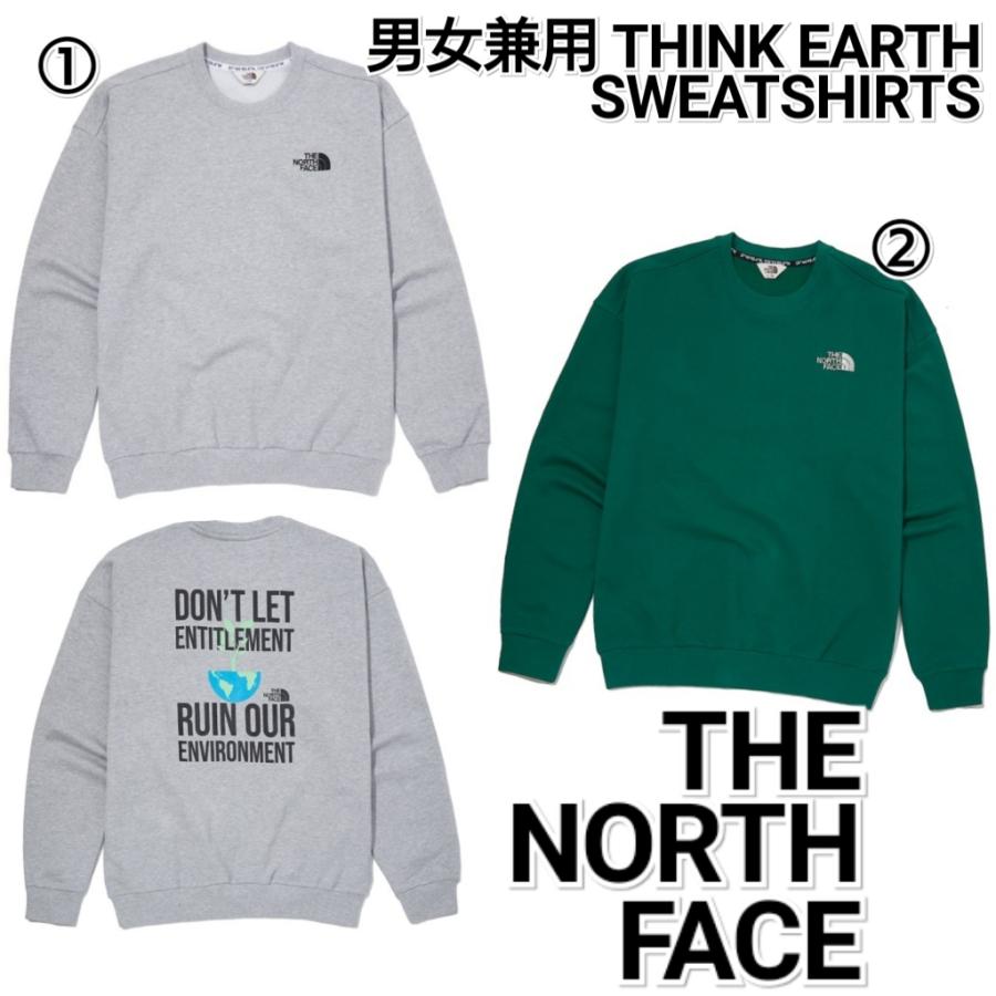 The North Face ノースフェイス Think Earth トレーナー グレー 緑 メンズ レディース Nm5mm01 D2528 Pinnaヤフーショップ 通販 Yahoo ショッピング