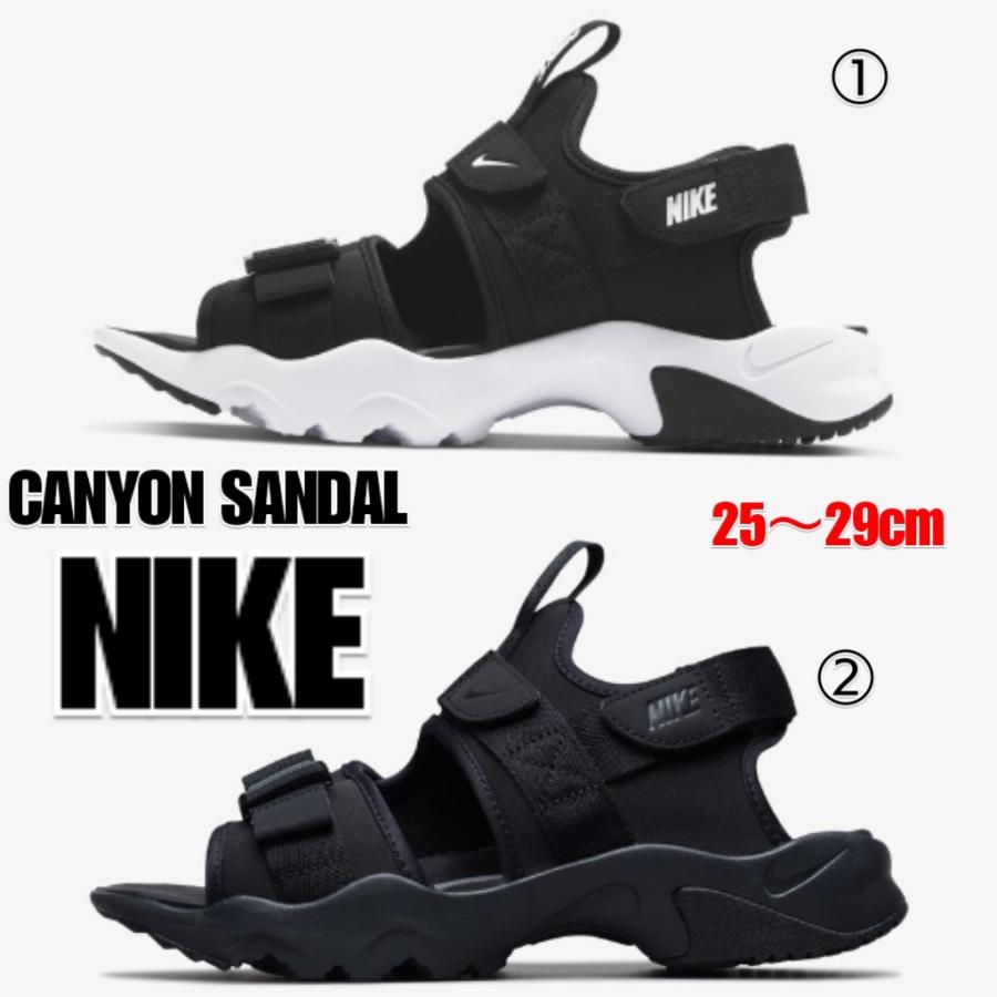 ナイキ Nike キャニオンサンダル ストラップサンダル 黒 メンズ Ci8797 001 Ci8797 002 D2728 Pinnaヤフーショップ 通販 Yahoo ショッピング