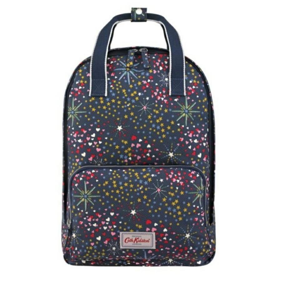 コンビニ受取対応商品 Cath Kidston キャスキッドソン 星 ハート バックパック 紺 レディース 全国宅配無料 Yalaphone Com