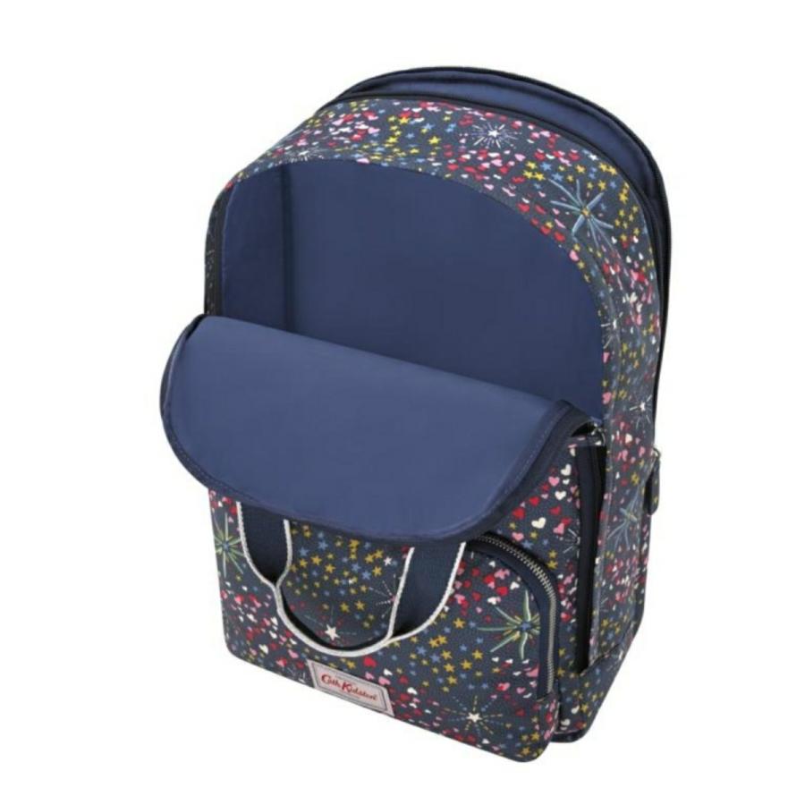 コンビニ受取対応商品 Cath Kidston キャスキッドソン 星 ハート バックパック 紺 レディース 全国宅配無料 Yalaphone Com