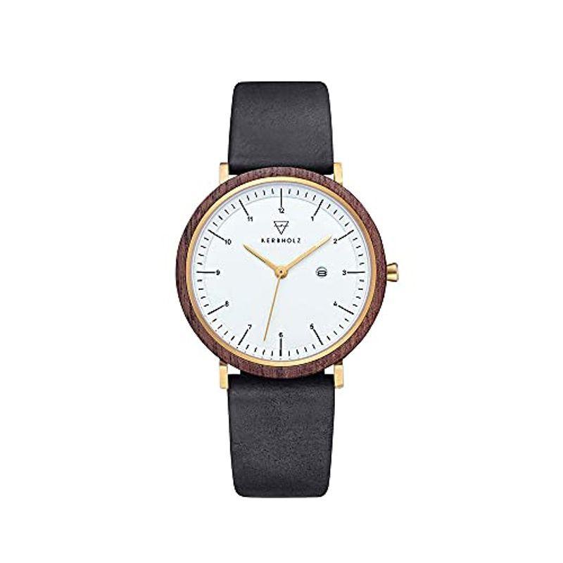 カーブホルツ 腕時計 木製 ドイツデザイン 生活防水 正規輸入品 WAME4829 レディース ブラック