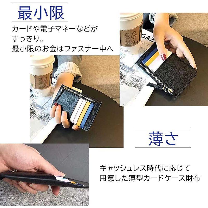 セット送料無料-LEOLEO 薄型カード入れ 小•銭入れ フラグ•メントケース 男女兼用 定期入れ パスケース 名刺ケース 本革 牛革 (レッド) LEOLEO 薄型カード入れ 小銭入れ フラグメントケース 男女兼用 キーホルダー付 定期入れ パスケース 名刺ケース (Grayシボ)