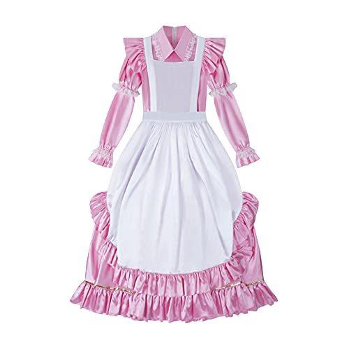 Gocebaby パンジー めめしい ピンクワンピース2つの方法を着る長いか短い袖 メイド服 身長160 ロック Pinori工房 ピンクワンピース2つの方法を着る長いか短い袖 コスプレ衣装 A B01ezo3bkw 2509 Xxl 長い