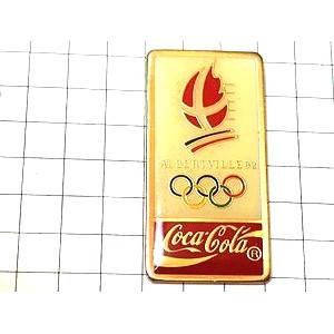 ピンバッジ・アルベールビル五輪コカコーラ◇フランス限定ピンズ◇レア 