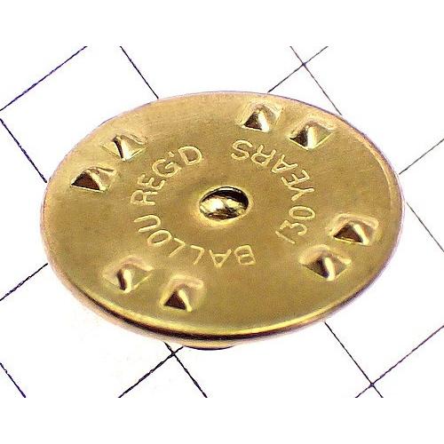 ピンバッジの留め具バロー社製バタフライ型キャッチ金色10個組