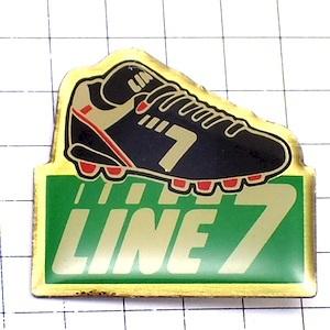 ピンバッジ・サッカー靴ライン7 LINE-7 LINE-SEVEN◇フランス限定