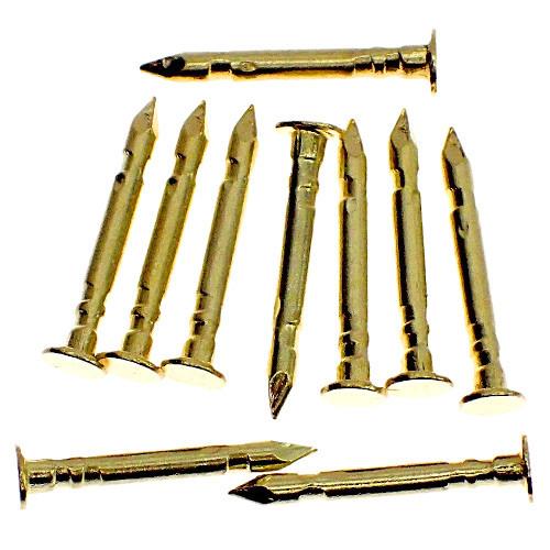 ピンバッジの針◇金色10本で1セット長さ10mm直径2.3mmゴールド色