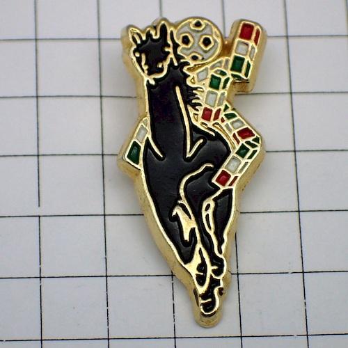 ピンバッジ・イタリア大会サッカーワールドカップ黒い馬◇フランス限定