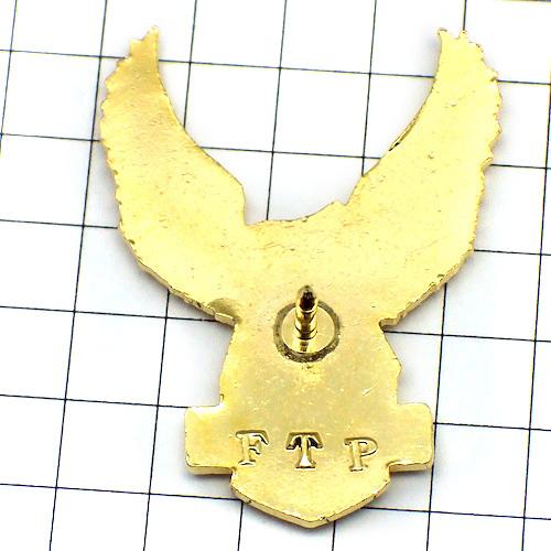 ピンバッジ・ホンダ鷲イーグル二輪バイク金色◇フランス限定ピンズ