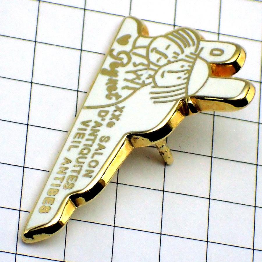 ピンバッジ・ペイネ画カップル二人◇フランス限定ピンズ◇レアな