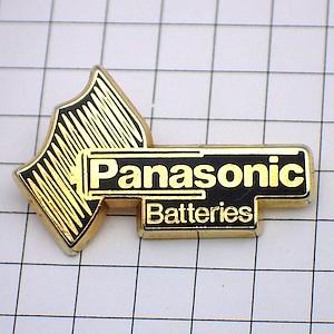 パナソニック　ピンバッジ ピンバッジ・パナソニック電池 PANASONIC JAPAN◇フランス限定ピンズ