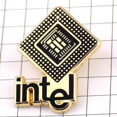 ピンバッジ・インテル半導体 INTEL PROCESSOR MICRO-CHIPS◇フランス