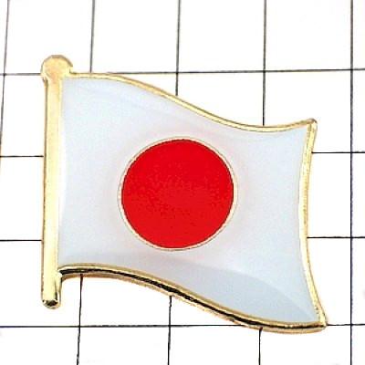 ピンバッジ◆日本 国旗デラックス薄型キャッチ付き 日の丸 ピンズ NIHON NIPPON  MARU JAPAN FLAG ピンバッチ タイタック | 