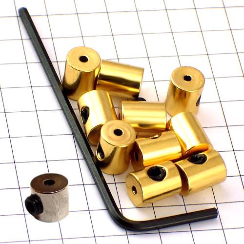 ピンバッジ の 留め具 しっかり留まるネジ式 キャッチ 10個で1セット