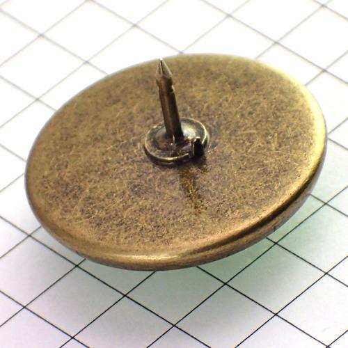 ピンバッジ◇アルファベット「R」 筆記体 ピンズ 大文字 アンティーク