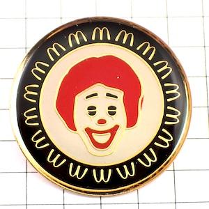 ピンバッジ・マクドナルドのドナルドMMMMMM RONALD MC-DONALDS