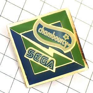 ピンバッジ・セガSEGAゲーム会社 CHAMBOURCY◇フランス限定ピンズ