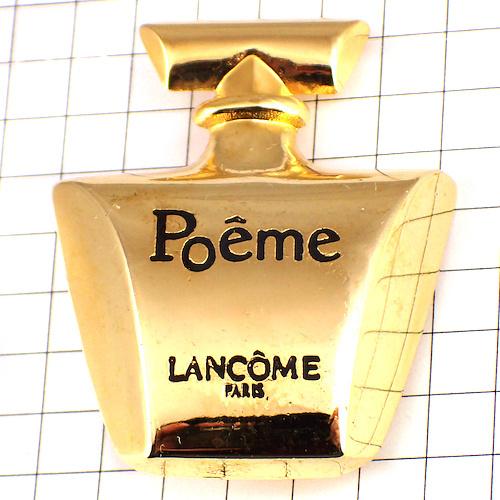 ブローチ・ランコム精油壜韻文金色 LANCOME POEME◆フランス共和国押さえるアンティーク◆レアなヴィンテージもの 楽器、手芸、コレクション-ビンテージおもちゃ