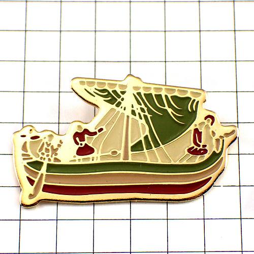 ピンバッジ ボート帆船バイユーのタペストリー歴史ノルマン征服 フランス限定ピンズ 初売り 最大50%OFFクーポン レアなヴィンテージものピンバッチ