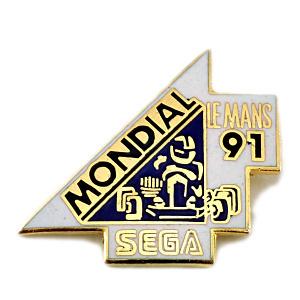 ピンバッジ・セガSEGAゲーム車ルマン世界レース91カート一台◇フランス 