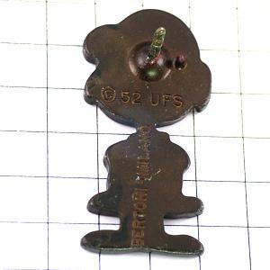 ピンバッジ・ルーシー女の子スヌーピー仲間 SNOOPY LUCY UFS◇フランス