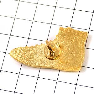 ピンバッジ・バスケットシューズ金色の靴ゴールド片方◇フランス限定