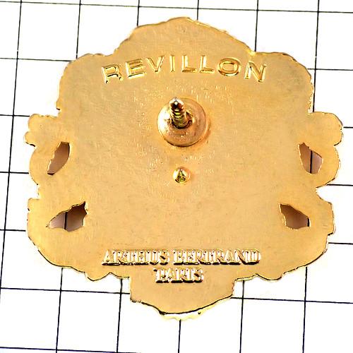 ピンバッジ・ライオン金色チョコレート店レビオン紋章 REVILLON CHOCOLATIER PARIS FRANCE◆フランス限定ピンズ |  | 01