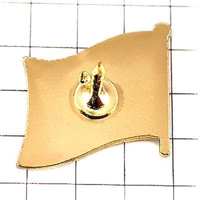 ピンバッジ◇カザフスタン 国旗デラックス薄型キャッチ付き 太陽と鳥