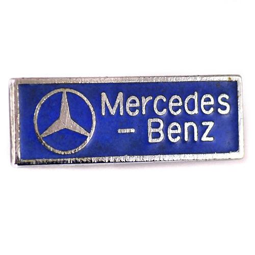 ブローチ・メルセデスベンツ青ロゴ車 MERCEDES-BENZ GERMANY◇フランス 
