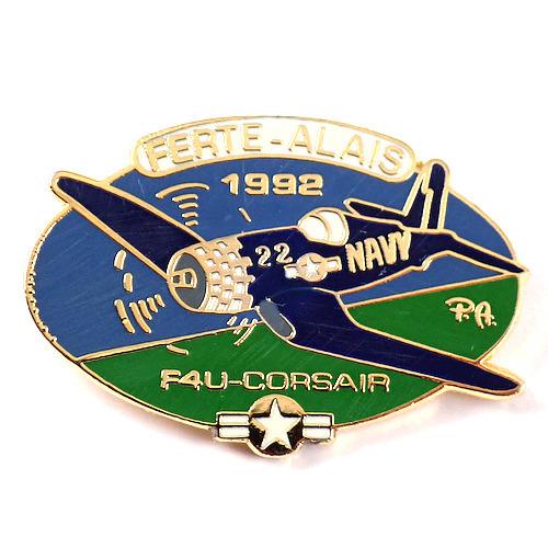 ピンバッジ・アメリカ空軍ミリタリー戦闘機ユサフ飛行機 F4U-CORSAIR