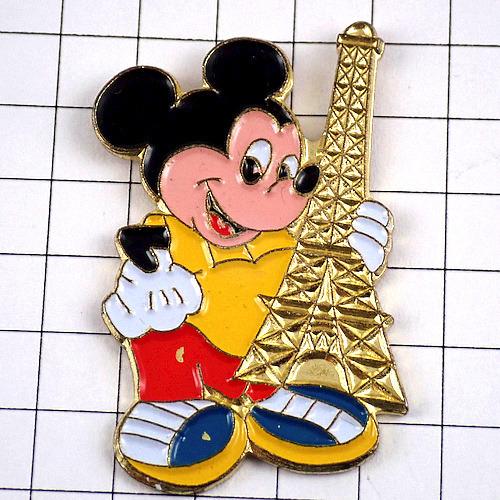 ✨激レアな新品未使用✨ディズニー✨ダッフィのピンバッチと写真ケース ピンバッジ・ミッキーマウスとエッフェル塔ディズニー◇フランス限定