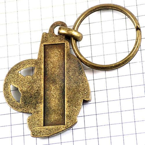 キーホルダー・F1ドライバーのヘルメット車ハンドル旗チェッカー