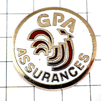 ピンバッジ・赤い雄鶏ニワトリ保険会社フランス国鳥◇フランス限定