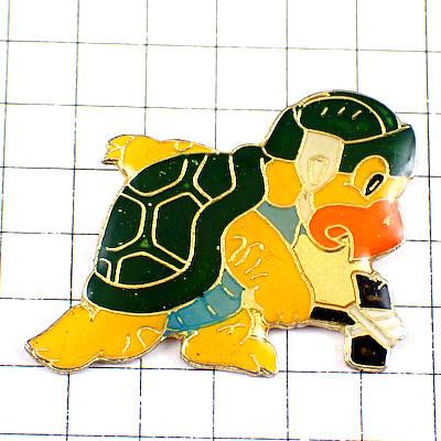 ピンバッジ・スーパーマリオ亀ハンマーブロス任天堂グリーン緑