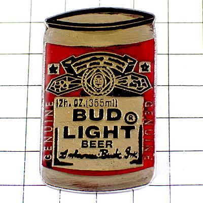 ヴィンテージピンバッジ セット バドワイザー 未使用品 ピンバッジ・バドワイザー缶ビール型アメリカ酒◇フランス限定ピンズ