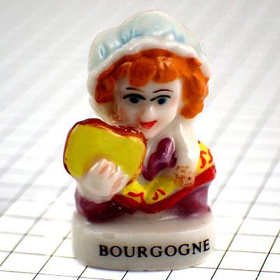 フェブ・ブルゴーニュ民族衣装の女の子フォークロアお菓子◇フランス