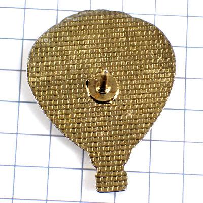 ピンバッジ・ミラービール酒アメリカ/USA赤と白の気球◇フランス限定