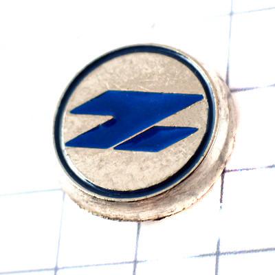 ピンバッジ・チューリッヒ「Z」ブルー青スイスの銀行◇フランス限定