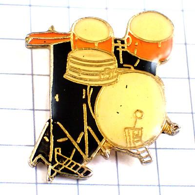 ピンバッジ・ドラムセット音楽ドラマー楽器◇フランス限定ピンズ◇レア