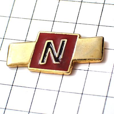 ピンバッジ・アルファベットN◇フランス限定ピンズ◇レアな